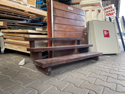 Massief houten trap 3 treden maat M - Partij(en)