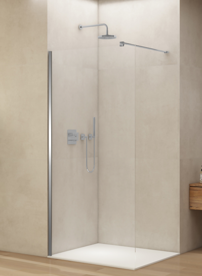 Douchecabine chroom 120cm